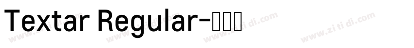 Textar Regular字体转换